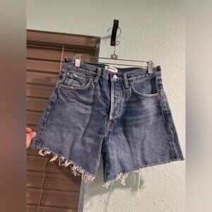 AGOLDE Parker Long Denim Short
